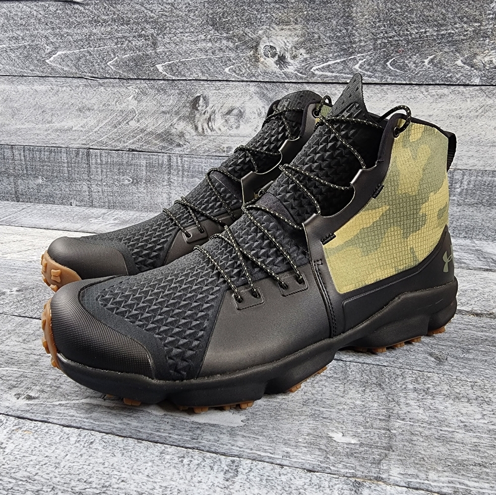 New Under Armour Speedfit 2.0 Boots Camo Size 14